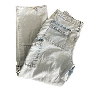 Boom Boom Jeans Los Angeles Cargo Pants 13/31 Straight Leg Denim Skater …